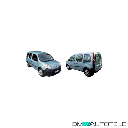 Stoßstange hinten schwarz passt für Renault Kangoo Express / Mercedes Citan W415