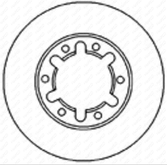 MAPCO Bremsscheibe Vorderachse  45520