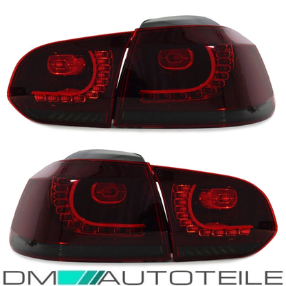 LED Rückleuchten 08-12 dynamische Blinker Laufblinker Kirschrot passt für Golf 6