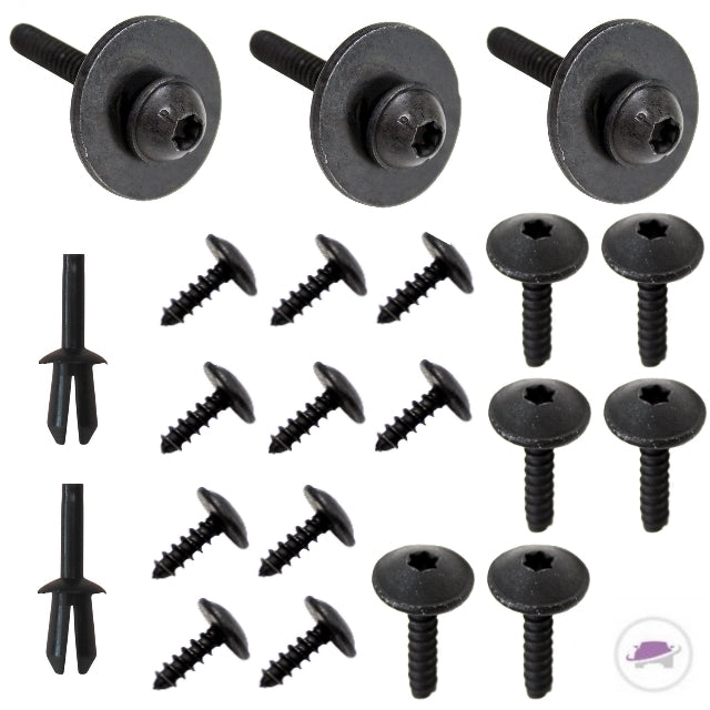 Stoßstange vorne + Gitter für Nebelscheinwerfer + Schrauben passt für Audi A3 8P 05-08