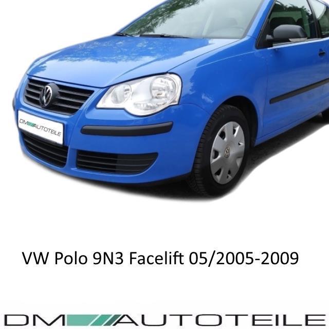 Stoßstangenspoiler Spoiler unten vorne Unterteil passt für VW Polo 9N3 ab 05-09