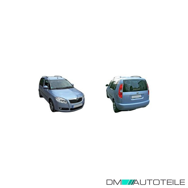 Außenspiegel rechts kpl. beheizb. grundiert elektr. passt für Skoda Roomster