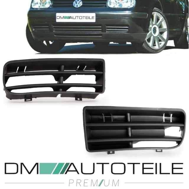 Stoßstangengitter SET Links Rechts unten Gitter passt für VW Golf 4 ab 97-06