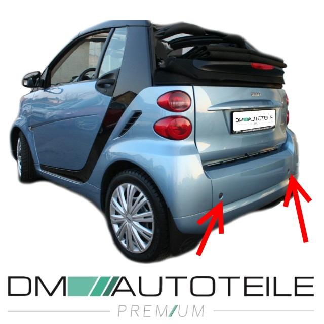 Smart Fortwo Coupe Cabrio 450 Abschlepphaken Abdeckung Vorne Hinten Bj. 98-07