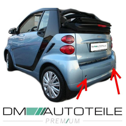 Smart Fortwo Coupe Cabrio 450 Abschlepphaken Abdeckung Vorne Hinten Bj. 98-07