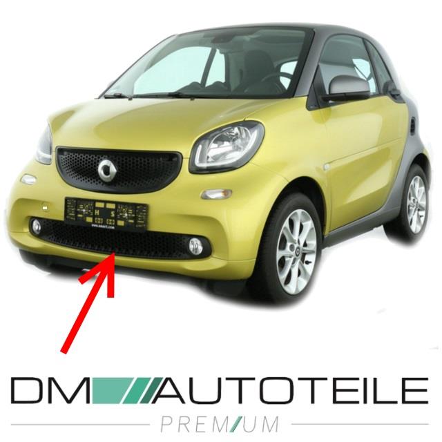 Smart Fortwo 453 Bj.14- Stoßstangengitter Grau Mitte mit Löchern für NSW