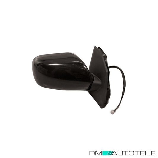 Außenspiegel rechts konvex elektr. glasklar schwarz passt für Toyota Corolla