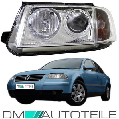 Set VW Passat 3BG Hella Scheinwerfer Rechts & Links Halogen H7/H7 00-05