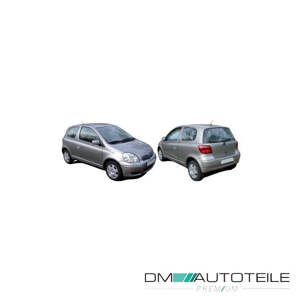 Stoßstange hinten grundiert oberes Teil passt für Toyota Yaris Facelift ab 03-05