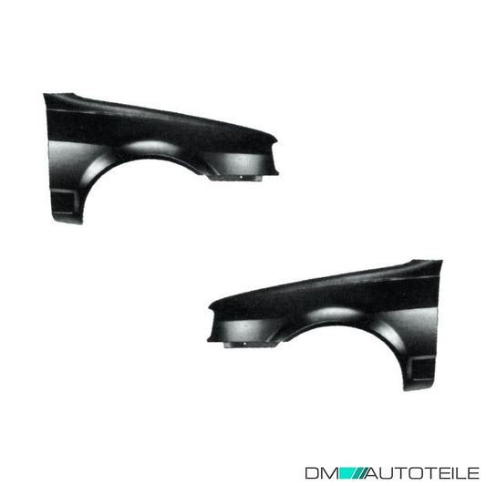 Kotflügel SET rechts+links vorne ohne Blinkerloch für VW Polo Classic 90-94