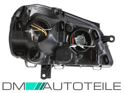 Scheinwerfer SET Klarglas Schwarz passt für VW POLO 9N ab 05-09 GTI CUP Edition