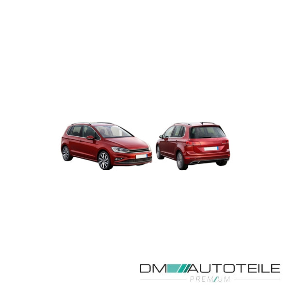 Stoßstange vorne grundiert passt für VW Golf Sportsvan AM1 ab 04/2014