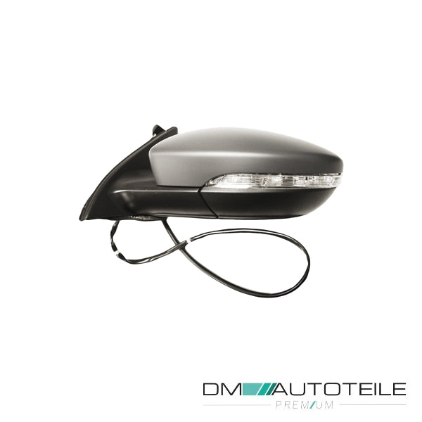 Außenspiegel links kpl. beheizb. grundiert elektr. passt für VW Passat Variant