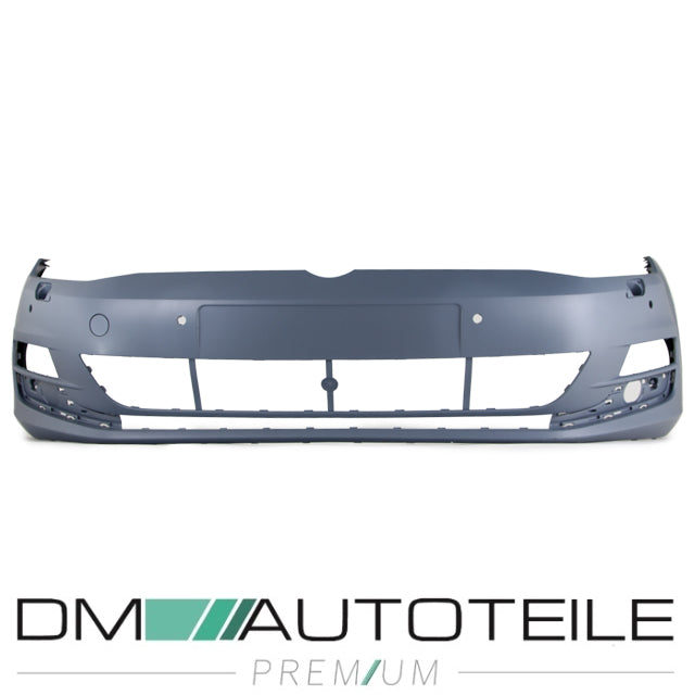 Stoßstange vorne grundiert für SRA + 6x PDC passt für VW Golf VII 7 ab 10/2012