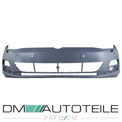 Stoßstange vorne grundiert für SRA + 6x PDC passt für VW Golf VII 7 ab 10/2012