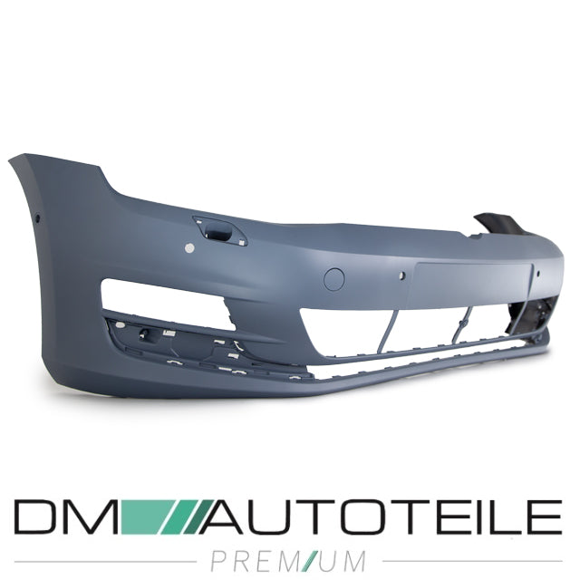 Stoßstange vorne grundiert für SRA + 6x PDC passt für VW Golf VII 7 ab 10/2012