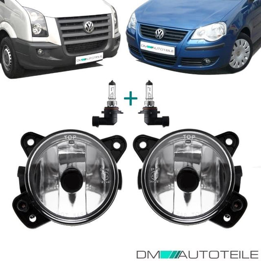 Nebelscheinwerfer SET + HB4 passt für VW T5 03-09 Crafter 06-16 Polo 9N 05-09