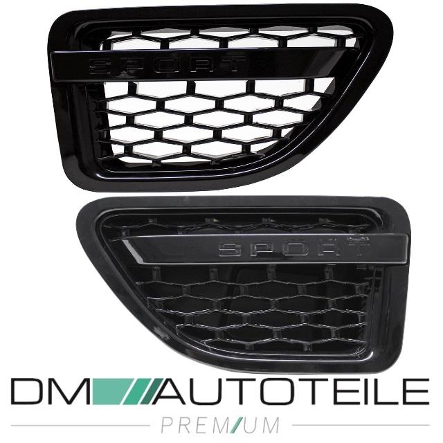 Range Rover Sport L320 Kotflügelgitter Grill rechts/links schwarz glänzend Bj 05-10