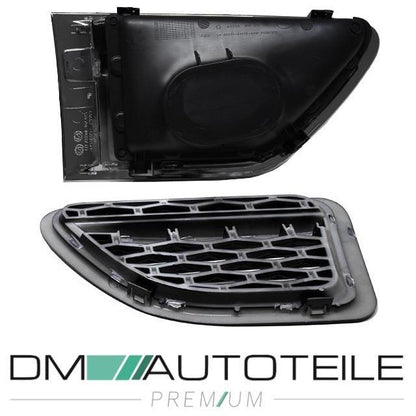 Range Rover L320 Kotflügelgitter Grill rechts/links schwarz Chrom Bj 10-13