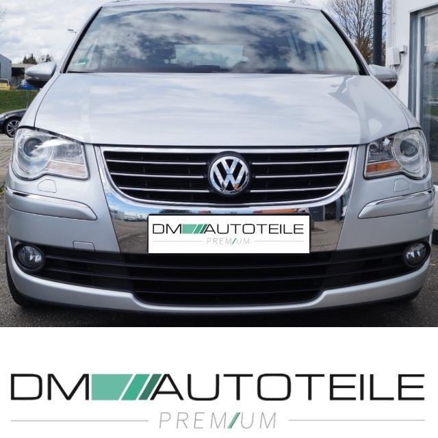 1x KÜHLERGRILL Chrom Schwarz Highline Modell ohne Parkhilfe für VW Touran 06-10