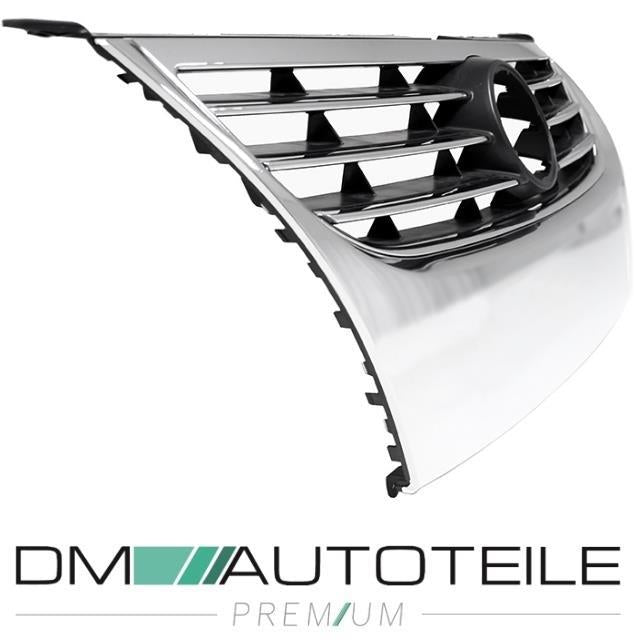 1x KÜHLERGRILL Chrom Schwarz Highline Modell ohne Parkhilfe für VW Touran 06-10