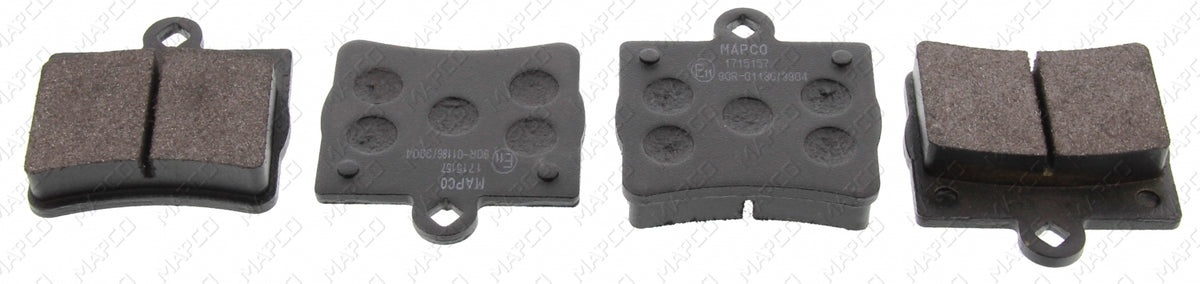 MAPCO Bremsbelagsatz, Scheibenbremse Hinterachse  6780