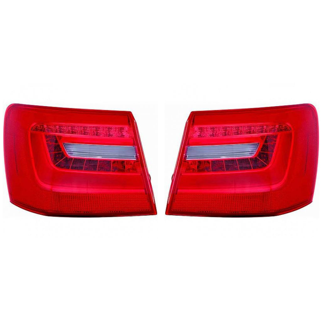 Depo / TYC LED Rückleuchte SET außen passt für Audi A6 C7 Avant ab 2014-2018
