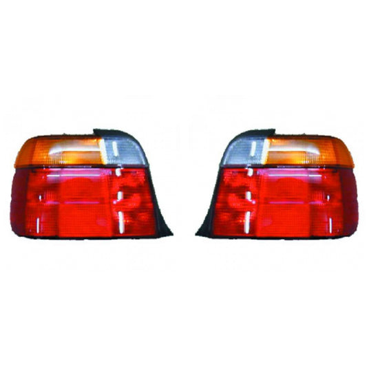 Depo / TYC Rückleuchte SET gelb passt für BMW 3er Compact E36 ab 1994-2000