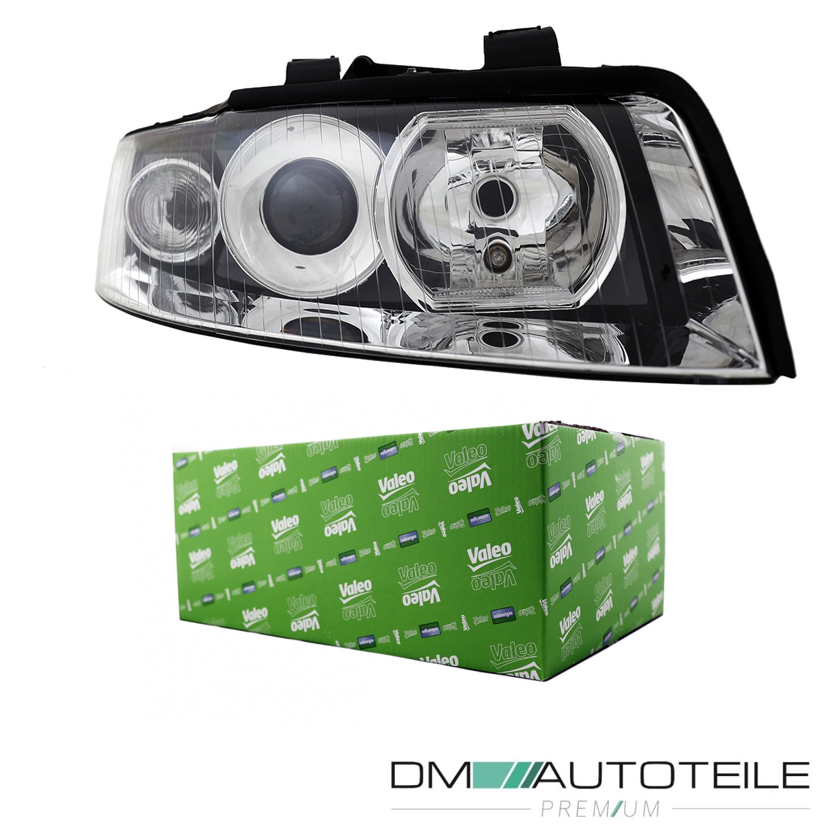 Original Valeo D1S/H7 Xenon Scheinwerfer rechts passt für Audi A4 B6 8E 00-04