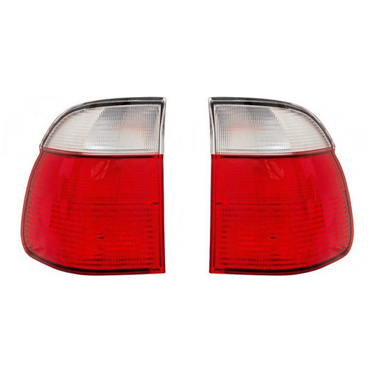 Depo TYC Rückleuchte SET außen rot weiss passt für BMW 5er E39 Touring 96-00