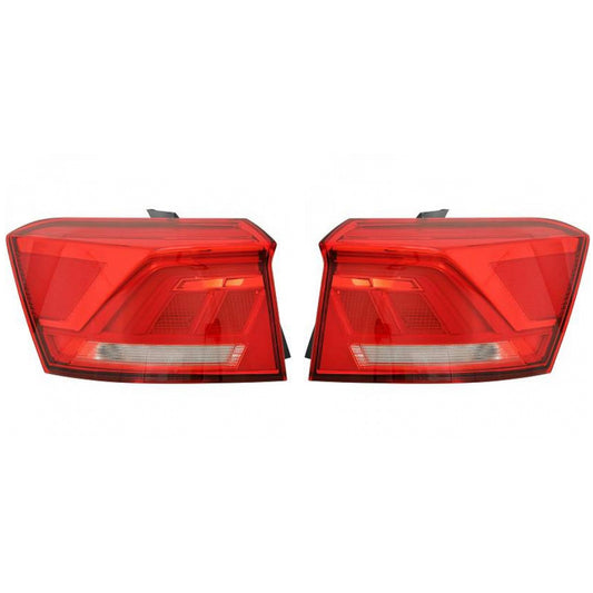 Heckleuchte rot/schwarz LED SET passt für VW T-ROC R-Line A11 ab 17