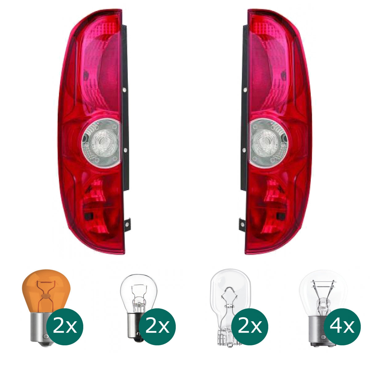 OE Depo / TYC Rückleuchte links passt für Fiat DOBLO Kombi Cargo  