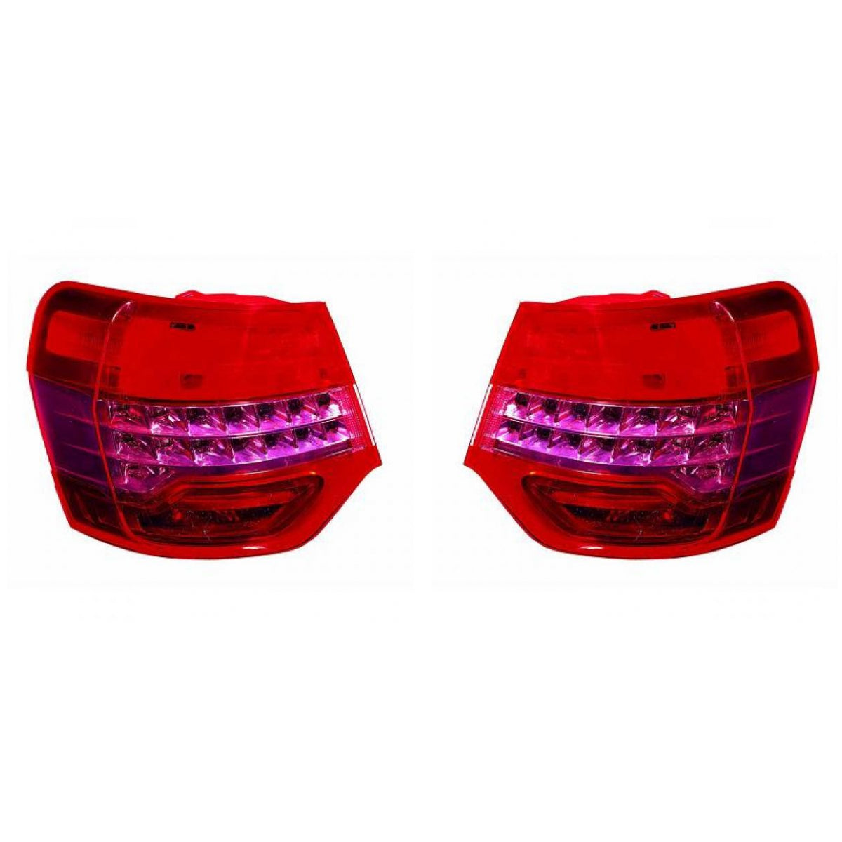 Depo / TYC Rückleuchte außen SET passt für Citroen C5 III Limo (RD) ab 08-10