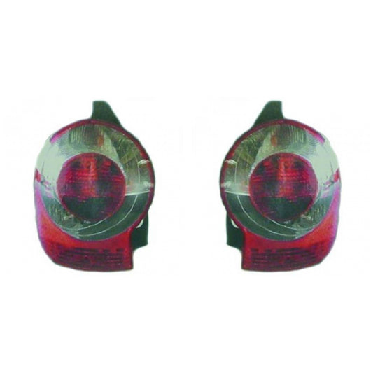 Depo / TYC Rückleuchte rot weiß SET passt für Renault Modus Grand F ab 04-08