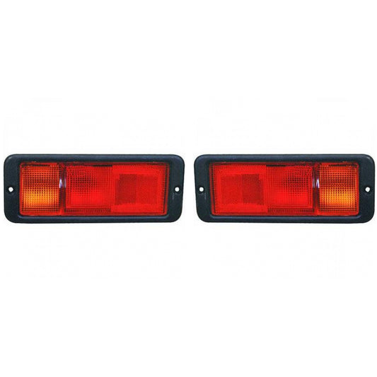 Depo/TYC Rückleuchte SET passt für Mitsubishi Pajero II Canvas V3 ab 91-00