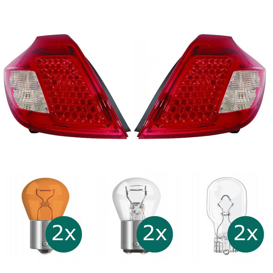 OE Depo / TYC Rückleuchte links passt für Kia CEE'D Schrägheck (ED) ab 09-13 inklusive Leuchtmittel/Birnen