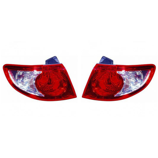 Depo / TYC Rückleuchte außen SET passt für Hyundai SANTA FÉ II (SM) ab 06-09