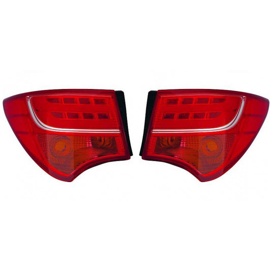 Depo/TYC Rückleuchte SET passt für Hyundai SANTA FÉ III Grand (DM) ab 15-18
