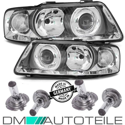 Audi A3 8L 8L1 Scheinwerfer Set Klarglas Facelift Otik 00-03 +H7/H1 Marken-Birnen Set