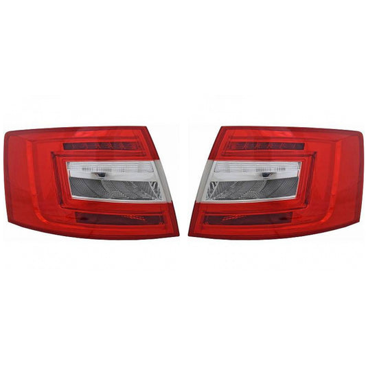 OE Depo / TYC Rückleuchte SET passt für Skoda Octavia III (5E3) ab 16-19