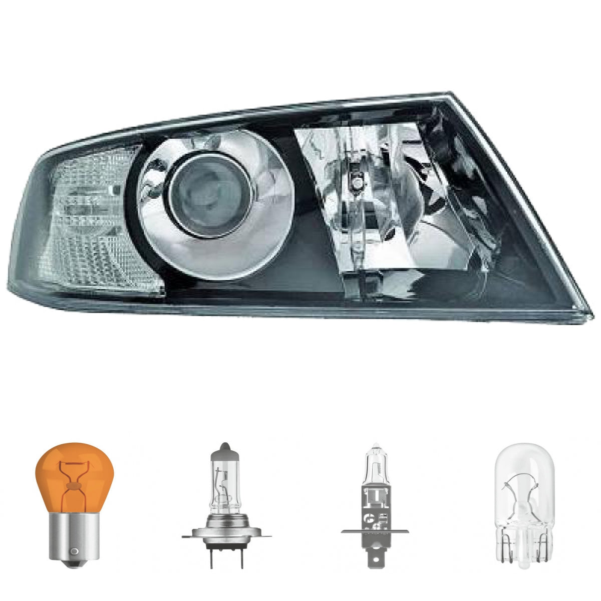 Depo/TYC Hauptscheinwerfer Frontscheinwerfer Scheinwerfer H1/H7 rechts für Skoda II Octavia 1Z3 1Z5 2005-2008 auch Combi i...