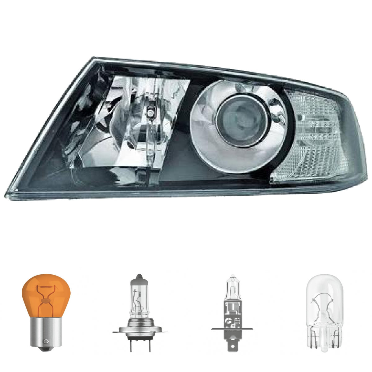 Depo/TYC Hauptscheinwerfer Frontscheinwerfer Scheinwerfer H1/H7 links für Skoda II Octavia 1Z3 1Z5 2005-2008 auch Combi in...