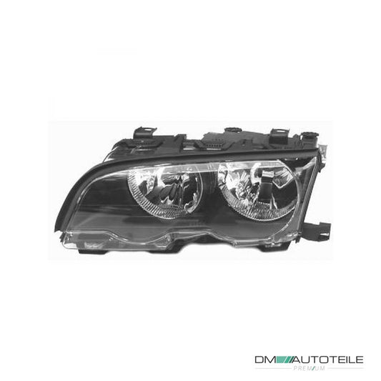 Scheinwerfer+ Motor H7/H7 links passt für BMW 3er E46 Coupe Cabriolet bj 01-03