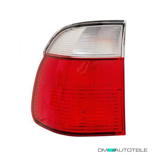 Depo TYC Rückleuchte links außen rot weiss passt für BMW 5er E39 Touring 96-00