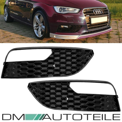 Stoßstangengitter SET Sport Wabendesign für Stoßstange Audi A3 8V 3-5 Sportback