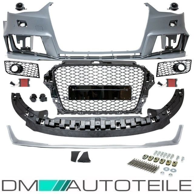 Stoßstange vorne + Zubehör passt für Audi A3 8V Limousine Cabrio 12-16 kein RS3