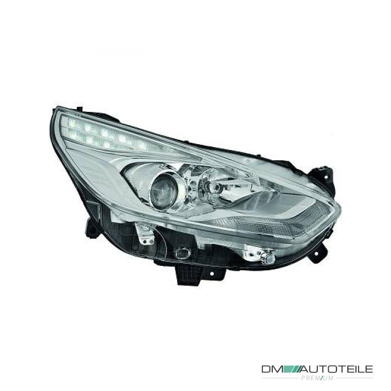 Scheinwerfer Valeo Chrom LED rechts passt für Ford Galaxy Vorfacelift ab 15-19