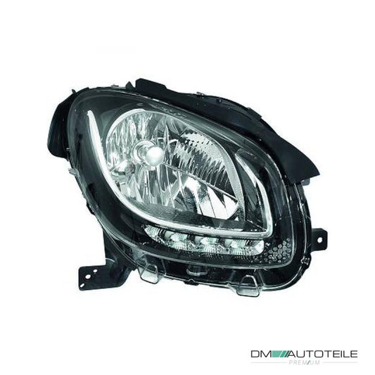 Valeo Scheinwerfer + LED rechts passt für Smart Fortwo (453) ab Baujahr 14-19