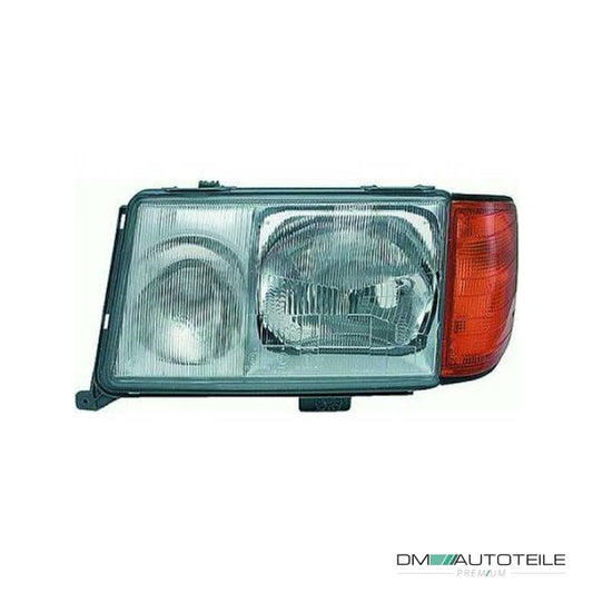 Bosch Scheinwerfer H4 rechts passt für Mercedes Blinker gelb W124/S124 ab 89-93
