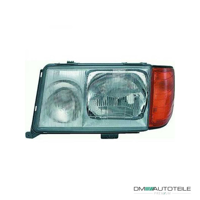 Bosch Scheinwerfer H4 links passt für Mercedes Blinker gelb W124/S124 ab 89-93